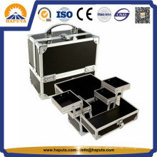 Hot-Sale Cosmetic Beauty Box with Aluminum Frame (HB-1203)
